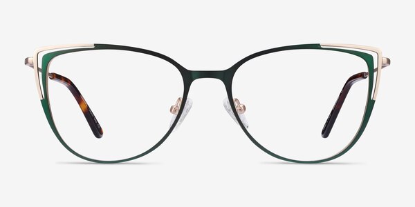 Garance Green & Gold Métal Montures de lunettes de vue