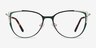 Garance Green & Gold MetalEyeglass Frames from EyeBuyDirect, Front View