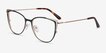 Garance Green & Gold MetalEyeglass Frames from EyeBuyDirect, Angle View