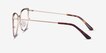 Garance Green & Gold MetalEyeglass Frames from EyeBuyDirect, Side View