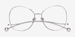 Renata Silver MetalEyeglass Frames from EyeBuyDirect, Closed View