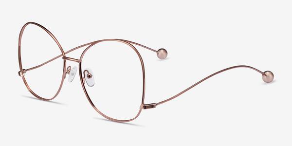 Rose Gold Renata -  Metal Eyeglasses