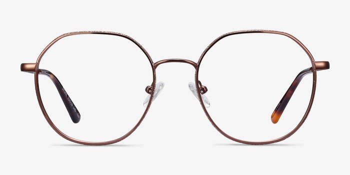 Sylvie Brown Metal Eyeglass Frames from EyeBuyDirect