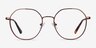 Sylvie Brun MétalMontures de lunettes de vue d'EyeBuyDirect, Vue de Face