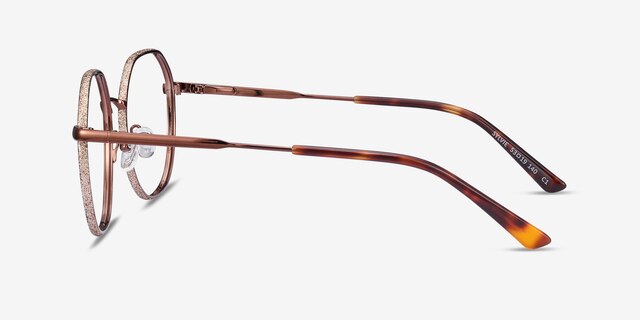 Sylvie Brun MétalMontures de lunettes de vue d'EyeBuyDirect, Vue de Côté