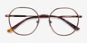 Sylvie Brun MétalMontures de lunettes de vue d'EyeBuyDirect, Vue Rapprochée