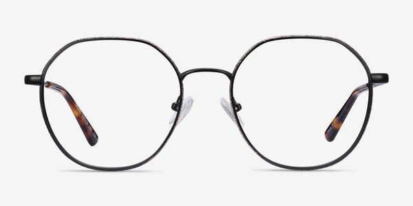 Sylvie Noir Métal Montures de lunettes de vue