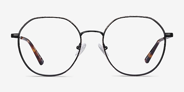 Sylvie Noir Métal Montures de lunettes de vue
