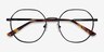Sylvie Black MetalEyeglass Frames from EyeBuyDirect, Closed View