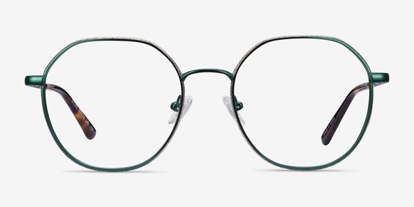 Sylvie Green Metal Eyeglass Frames
