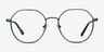 Sylvie Green MetalEyeglass Frames from EyeBuyDirect, Front View
