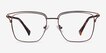 Hewitt Coffe MetalEyeglass Frames from EyeBuyDirect, Front View