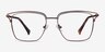 Hewitt Coffe MetalEyeglass Frames from EyeBuyDirect, Front View