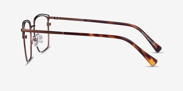 Hewitt Coffe MetalEyeglass Frames from EyeBuyDirect, Side View