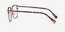 Hewitt Coffe MetalEyeglass Frames from EyeBuyDirect, Side View