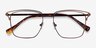 Hewitt Coffe MetalEyeglass Frames from EyeBuyDirect, Closed View