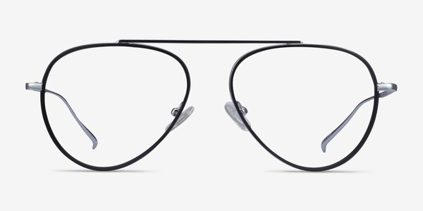Cana Black  Silver Métal Montures de lunettes de vue