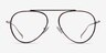 Cana Tortoise  Gold MetalEyeglass Frames from EyeBuyDirect, Front View