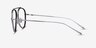 Cana Tortoise  Silver MetalEyeglass Frames from EyeBuyDirect, Side View
