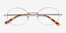 Equinox Gunmetal MetalEyeglass Frames from EyeBuyDirect, Closed View