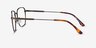 Throne Bronze MetalEyeglass Frames from EyeBuyDirect, Side View