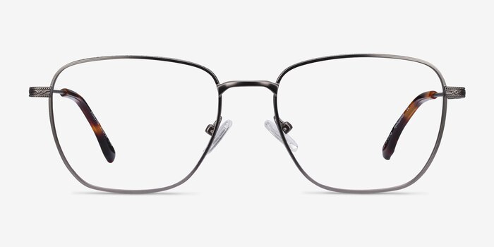 Throne Gunmetal Metal Eyeglass Frames from EyeBuyDirect