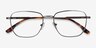 Throne Gunmetal MétalMontures de lunettes de vue d'EyeBuyDirect, Vue Rapprochée