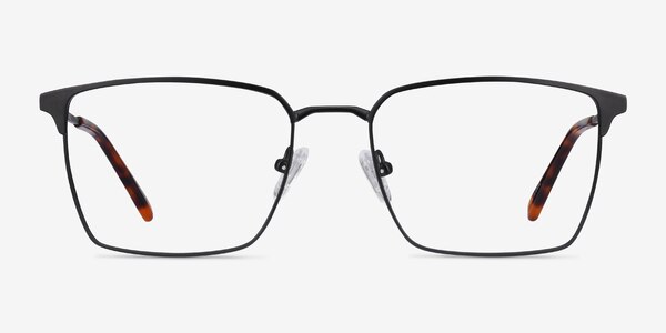 Metro Black Metal Eyeglass Frames