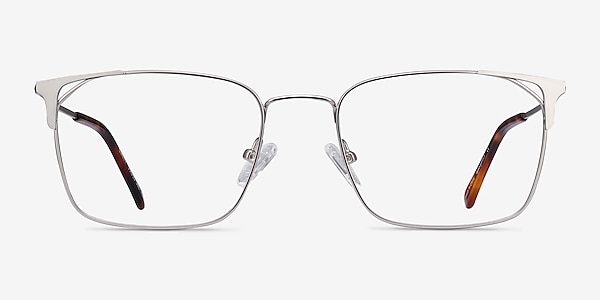 Emett Silver Metal Eyeglass Frames