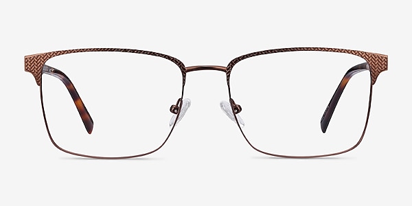 Capra Bronze Acetate-metal Eyeglass Frames