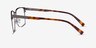 Capra Gunmetal Acetate-metalEyeglass Frames from EyeBuyDirect, Side View