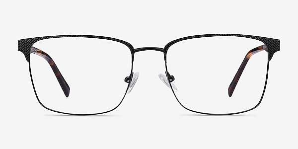 Capra Black Acetate-metal Eyeglass Frames