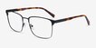Capra Black Acetate, MetalEyeglass Frames from EyeBuyDirect, Angle View