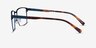 Douglas Blue MetalEyeglass Frames from EyeBuyDirect, Side View