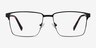 Douglas Noir MétalMontures de lunettes de vue d'EyeBuyDirect, Vue de Face