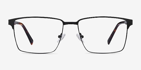 Douglas Black Metal Eyeglass Frames