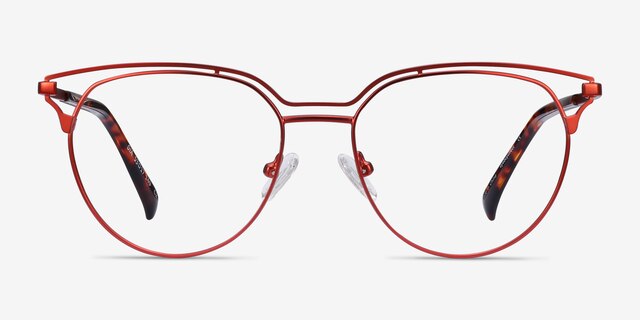Gia Rouge MétalMontures de lunettes de vue d'EyeBuyDirect, Vue de Face