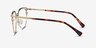 Gia Bronze MetalEyeglass Frames from EyeBuyDirect, Side View