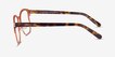 Intense Coral & Tortoise Acetate, MetalEyeglass Frames from EyeBuyDirect, Side View