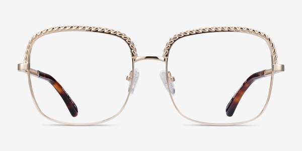 Astoria Doré Métal Montures de lunettes de vue