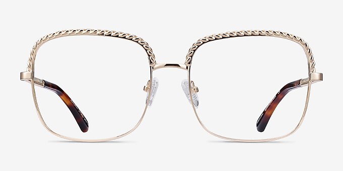 Astoria Gold Metal Eyeglass Frames