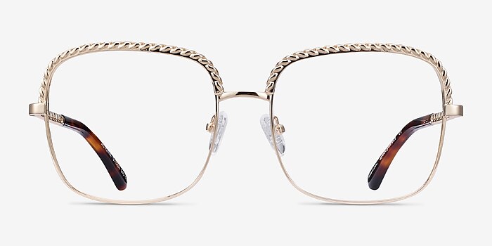 Astoria Gold Metal Eyeglass Frames from EyeBuyDirect