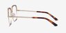 Astoria Gold MetalEyeglass Frames from EyeBuyDirect, Side View