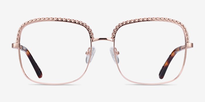 Astoria Or rose Métal Montures de lunettes de vue d'EyeBuyDirect