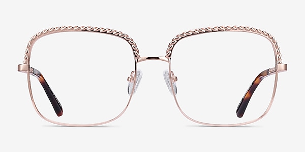 Astoria Rose Gold Metal Eyeglass Frames