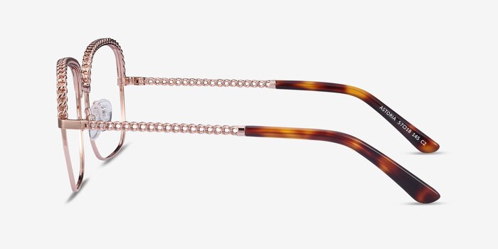 Astoria Rose Gold Metal Eyeglass Frames from EyeBuyDirect