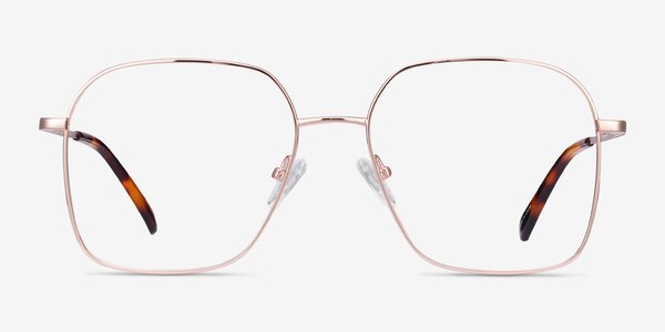 Roman Or rose Métal Montures de lunettes de vue