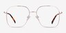 Roman Rose Gold MetalEyeglass Frames from EyeBuyDirect, Front View