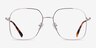 Roman Golden MetalEyeglass Frames from EyeBuyDirect, Front View