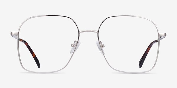Roman Square Silver Full Rim Eyeglasses | Eyebuydirect